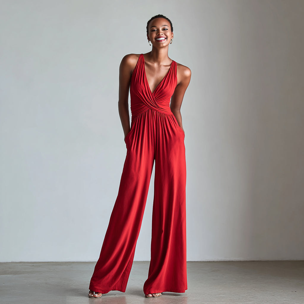 CHARITY – Chic & Weitbeiniger Jumpsuit für Damen