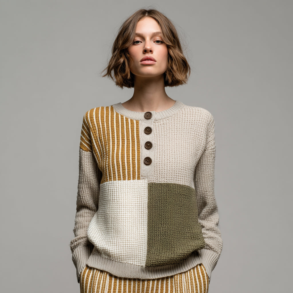 Luna Everyday Waffel-Strickpullove