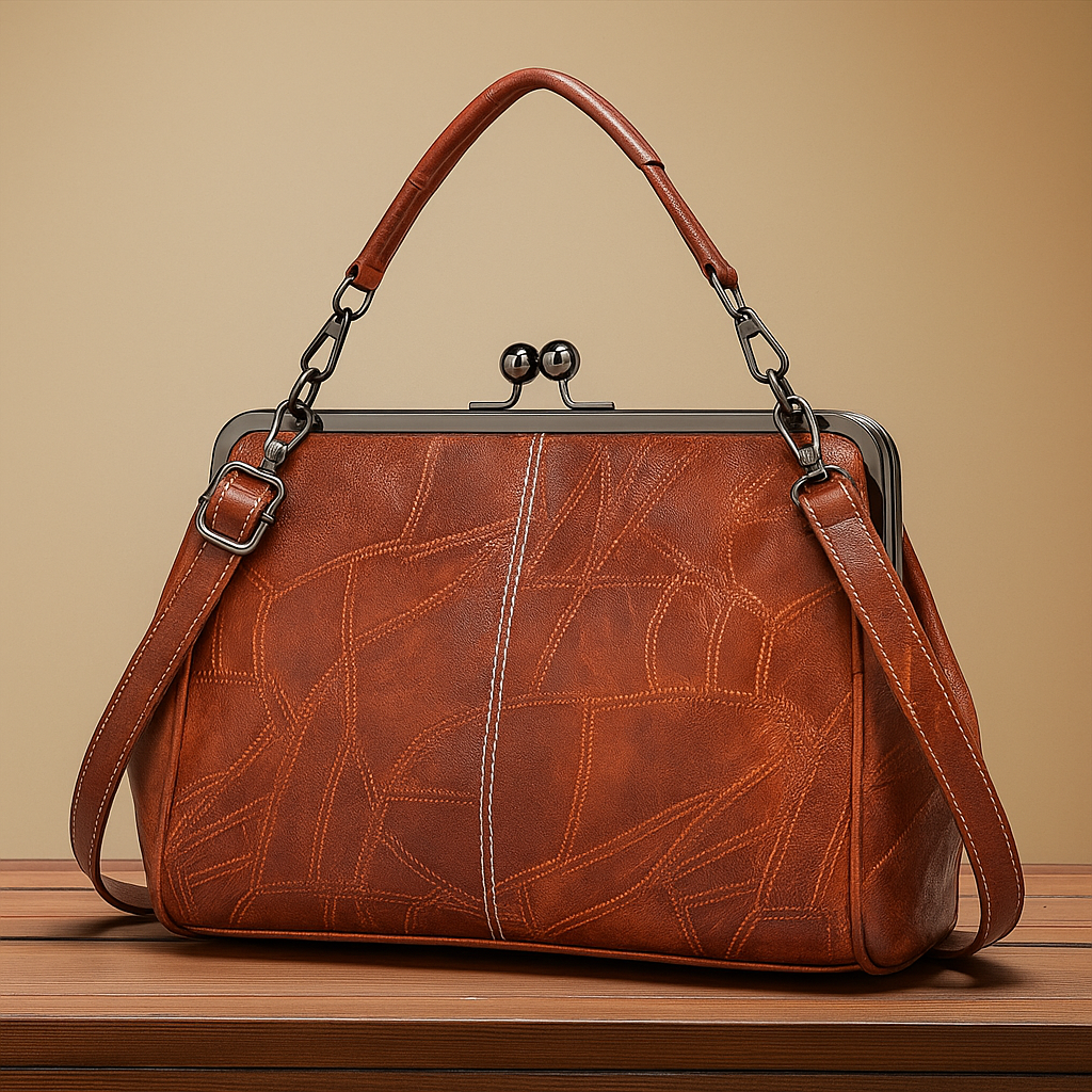 Klassische Vintage-Bügeltasche