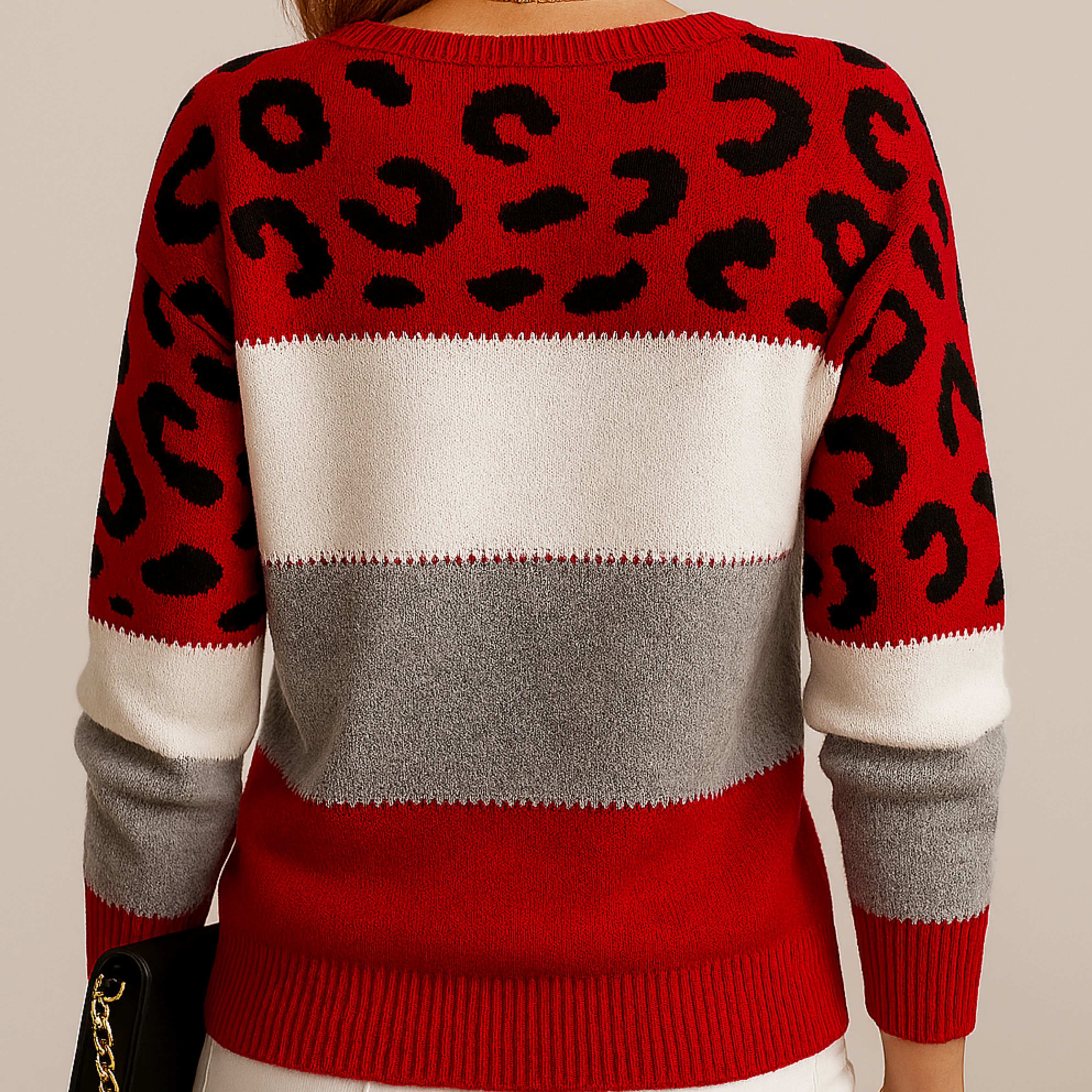 Maison Valmont™ | Eleganter Leoparden-Pullover