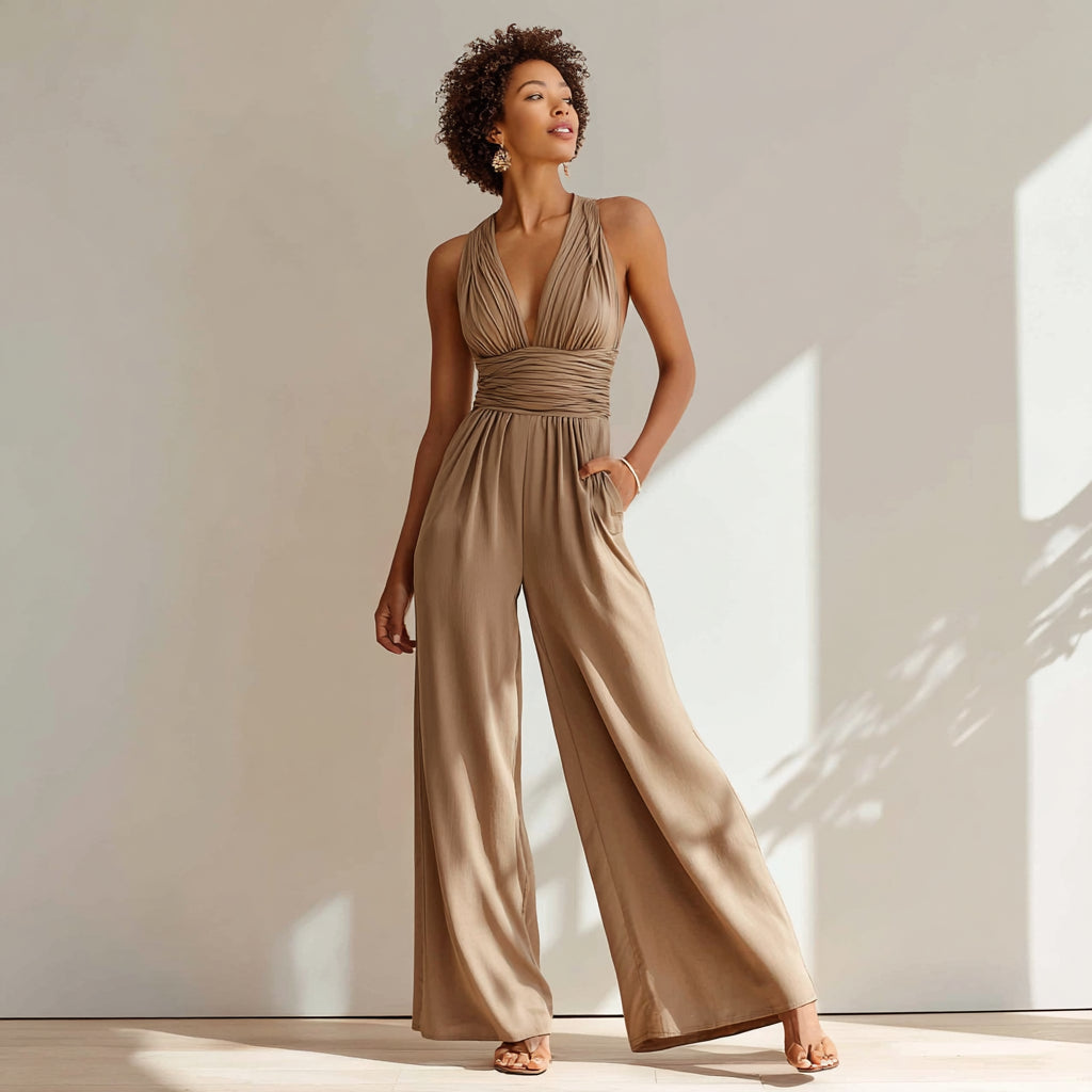 CHARITY – Chic & Weitbeiniger Jumpsuit für Damen